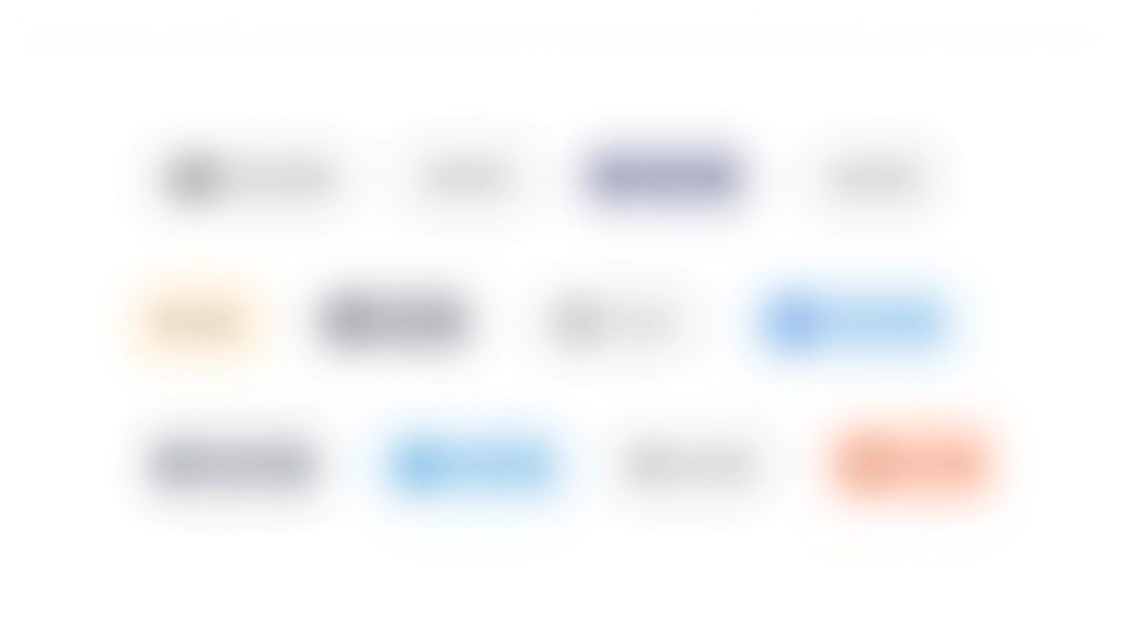 Botões CTA com diferentes cores, tamanhos e posicionamentos em uma landing page